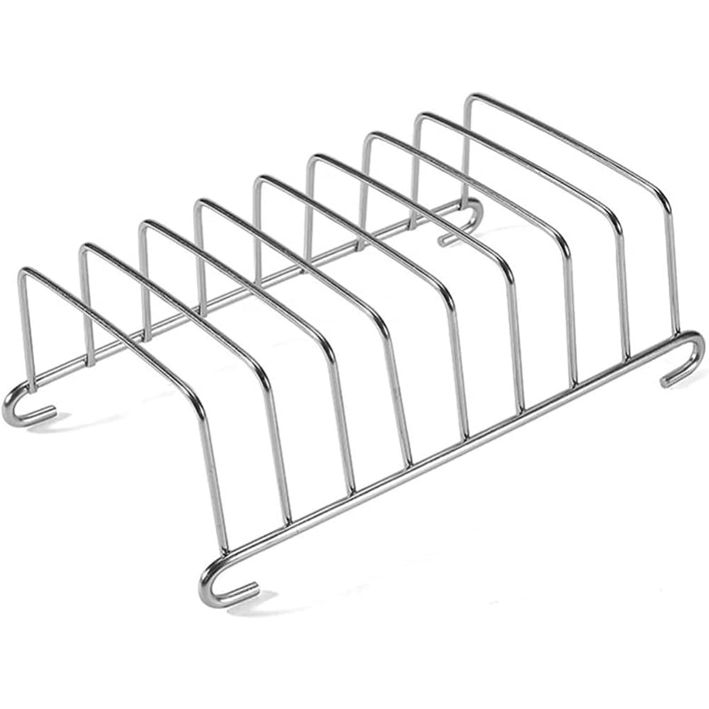 Kitchen Baking Tray Rack - 1 個ステンレス鋼トーストパンラック冷却グリッド長方形安全健康食品ディスプレイラックエアフライヤーアクセサリーキッチンツール