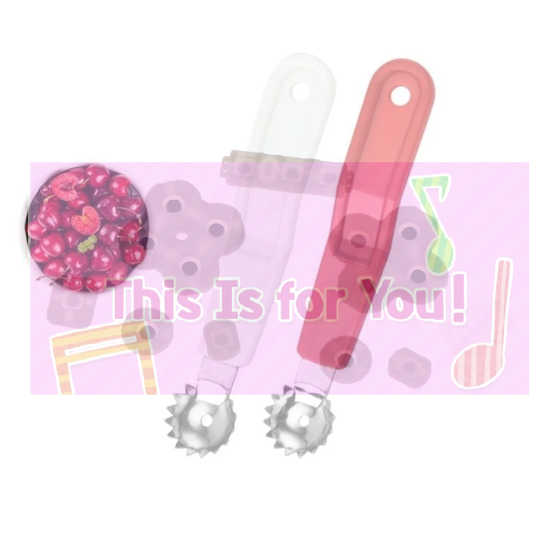 Kitchen And Baking Tools - 【MA】1/4個入りチェリーピッターツールステンレススチールヘッド滑り止めハンドル家庭用キッチンベーキングジャム作り用