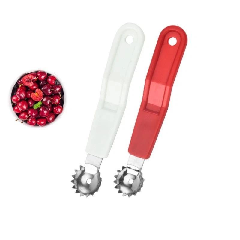 Kitchen And Baking Tools - 1/4個入り チェリーピッターツール ステンレス製ヘッド 滑り止めハンドル 家庭用キッチン ベーキング