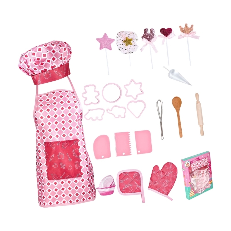 Kitchen Kids Baking Set - インタラクティブ キッズ クッキング ベーキング コスチューム プレイセット
