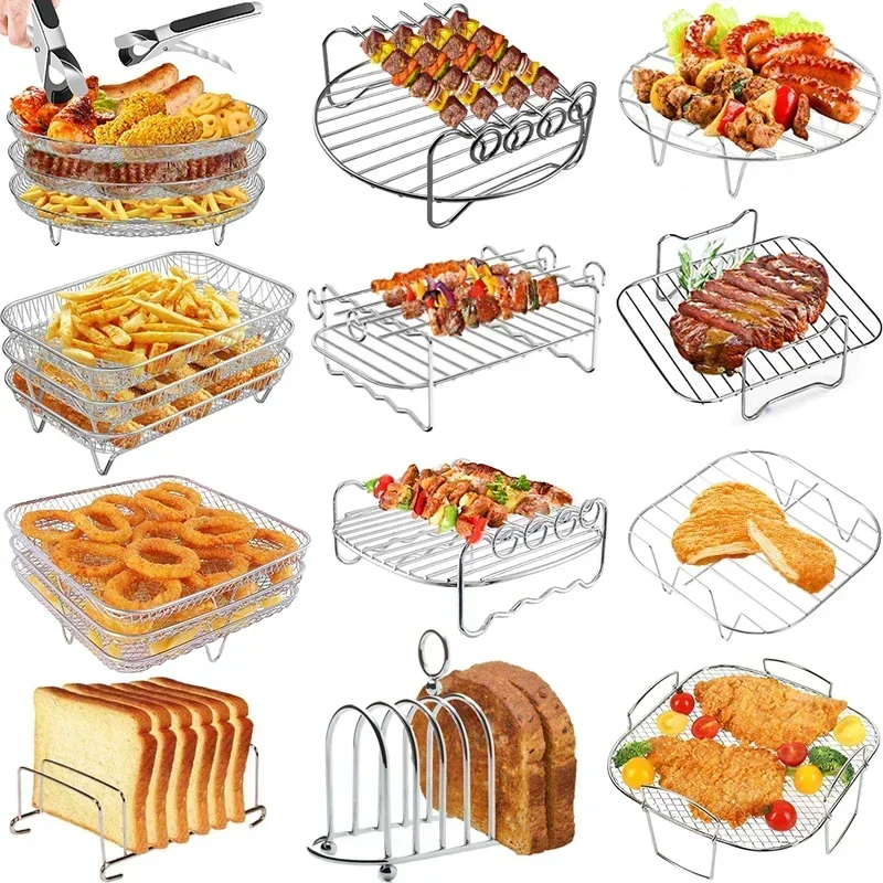 金属製の正方形/丸型/長方形オーブン用グリルラック、多層式取 - Kitchen Baking Tray Rack のレビューと価格