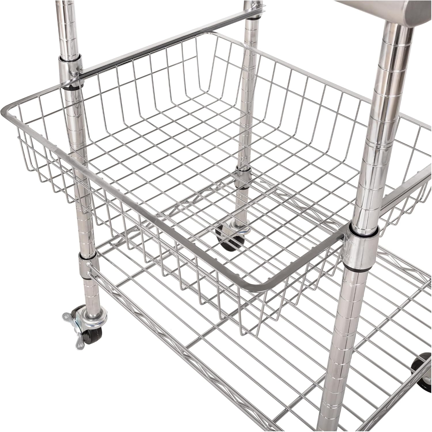 ステンレス製業務用調理台カート、モバイルキッチンアイランドワ - Kitchen Baking Cart のレビューと価格