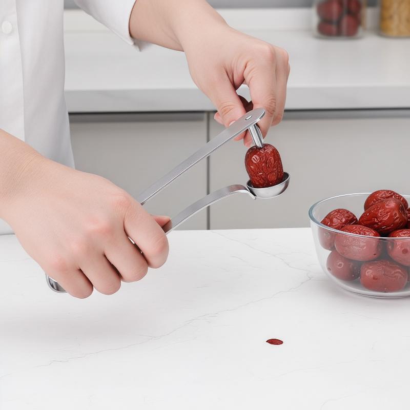 {YY30} 1個入りステンレス製ナツメ種抜き器、簡単ワンタ - Kitchen And Baking Tools のレビューと価格