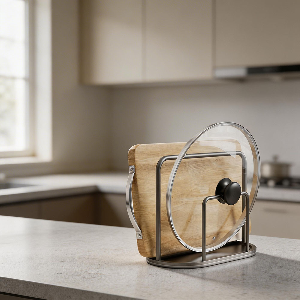 まな板ホルダー アルミ製ラック まな板、ベーキングトレイ、ク - Kitchen Baking Tray Rack のレビューと価格