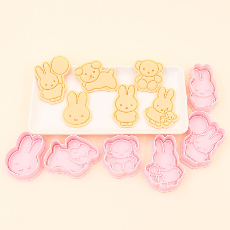 ミッフィーシリーズ漫画クッキー型かわいいDIYシミュレーショ - Kitchen And Baking Tools のレビューと価格