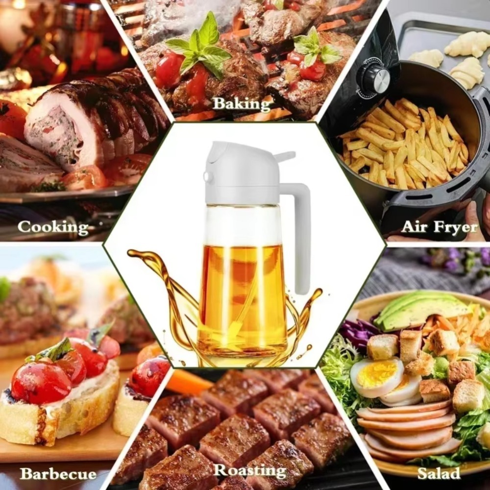 2in1 470ml プラスチック製スプレーオイルスプレーボ - Kitchen And Baking Tools のレビューと価格