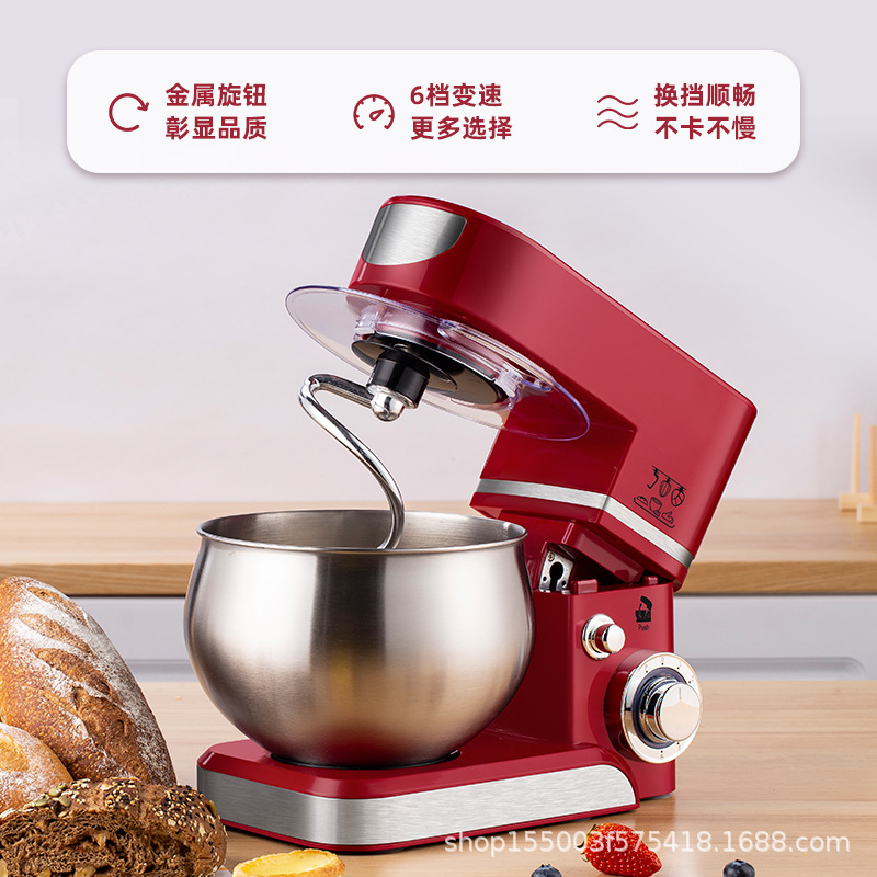 5Lスタンドミキサー – 生地フック、ビーター、泡立て器付き - Kitchen Baking Machine のレビューと価格